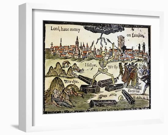 Plague Of London, 1665-null-Framed Giclee Print