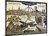 Plague Of London, 1665-null-Mounted Giclee Print