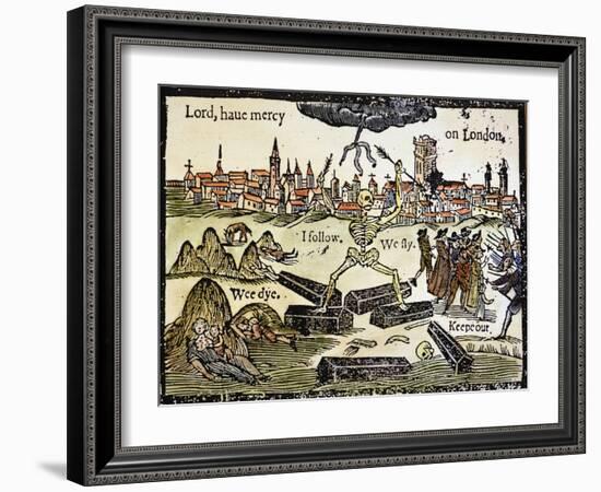 Plague Of London, 1665-null-Framed Giclee Print