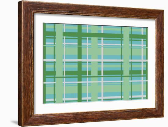 Plaid 3-Joanne Paynter Design-Framed Giclee Print