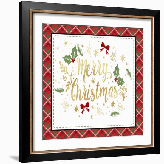 Plaid Christmas 3-Jean Plout-Framed Giclee Print