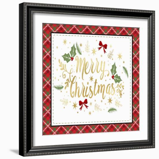 Plaid Christmas 3-Jean Plout-Framed Giclee Print