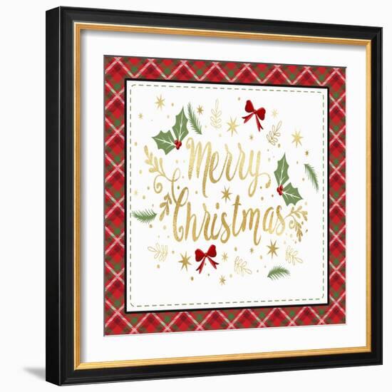 Plaid Christmas 3-Jean Plout-Framed Giclee Print