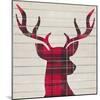 Plaid Christmas I-null-Mounted Art Print