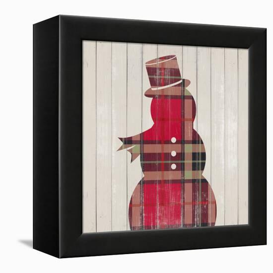 Plaid Christmas IV-null-Framed Stretched Canvas