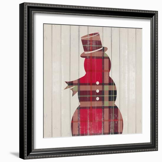 Plaid Christmas IV-null-Framed Art Print