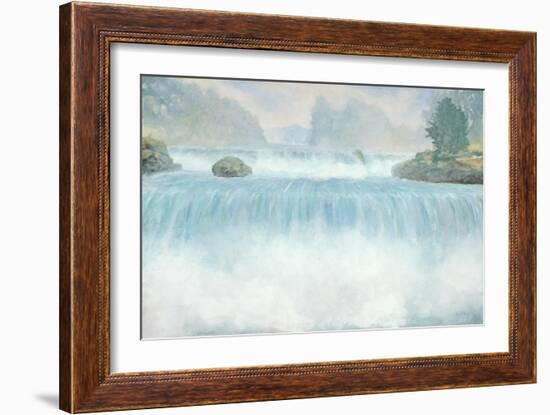 Plain Air Waterfall-Arnie Fisk-Framed Art Print