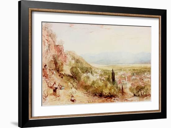 Plain of Meander, Asia Minor-Thomas Allom-Framed Giclee Print