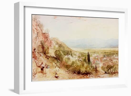 Plain of Meander, Asia Minor-Thomas Allom-Framed Giclee Print