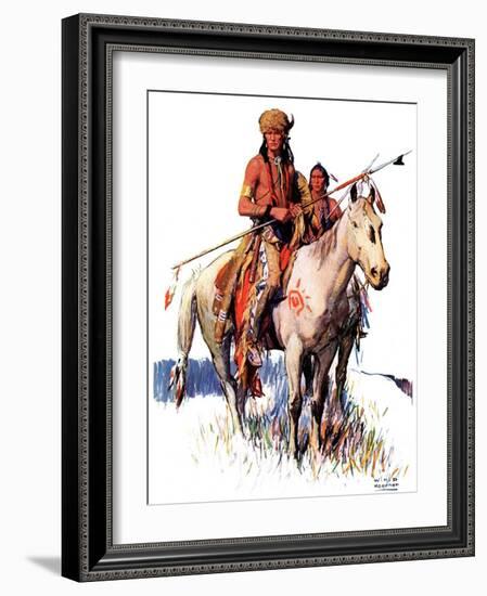 "Plains Indians,"March 3, 1934-William Henry Dethlef Koerner-Framed Giclee Print