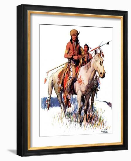 "Plains Indians,"March 3, 1934-William Henry Dethlef Koerner-Framed Giclee Print