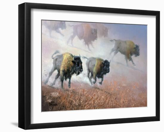 Plains Thunder-Jack Sorenson-Framed Art Print