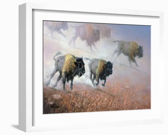 Plains Thunder-Jack Sorenson-Framed Art Print