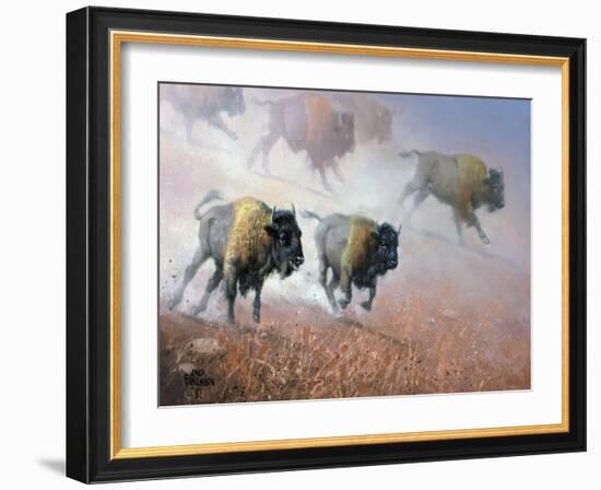 Plains Thunder-Jack Sorenson-Framed Art Print