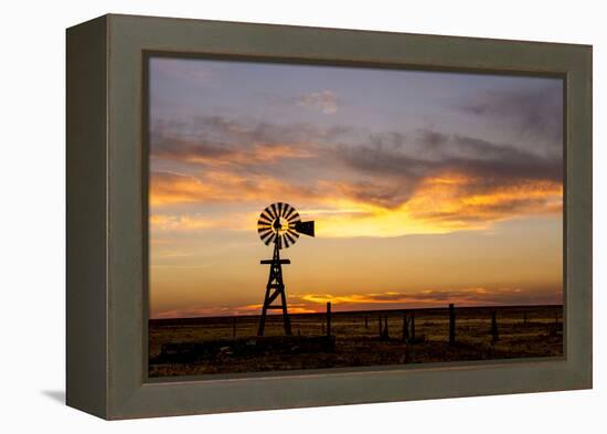 Plains Windmill-Dan Ballard-Framed Premier Image Canvas