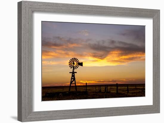 Plains Windmill-Dan Ballard-Framed Photographic Print