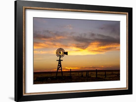 Plains Windmill-Dan Ballard-Framed Photographic Print