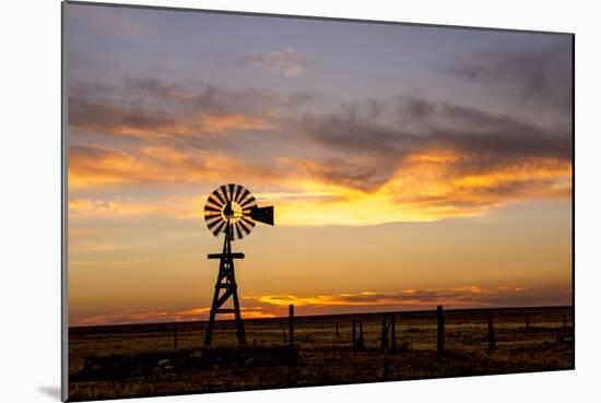 Plains Windmill-Dan Ballard-Mounted Photographic Print