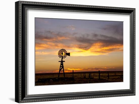 Plains Windmill-Dan Ballard-Framed Photographic Print