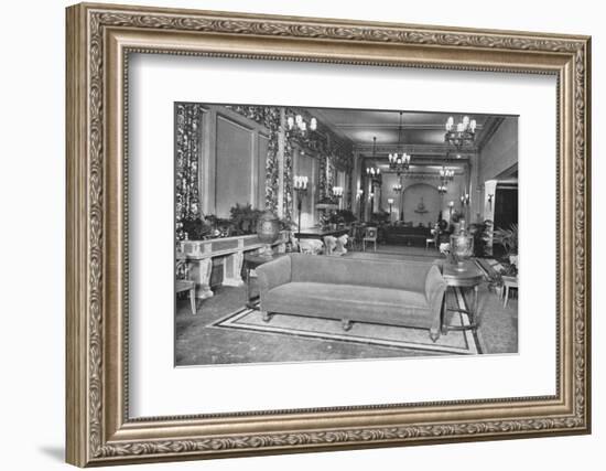 Plaisance on the balcony level, the California Theatre, San Francisco, California, 1922-null-Framed Photographic Print