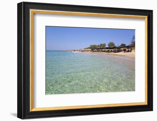 Plaka Beach, Naxos Island, Cyclades Group, Greek Islands, Greece-Richard Maschmeyer-Framed Photographic Print