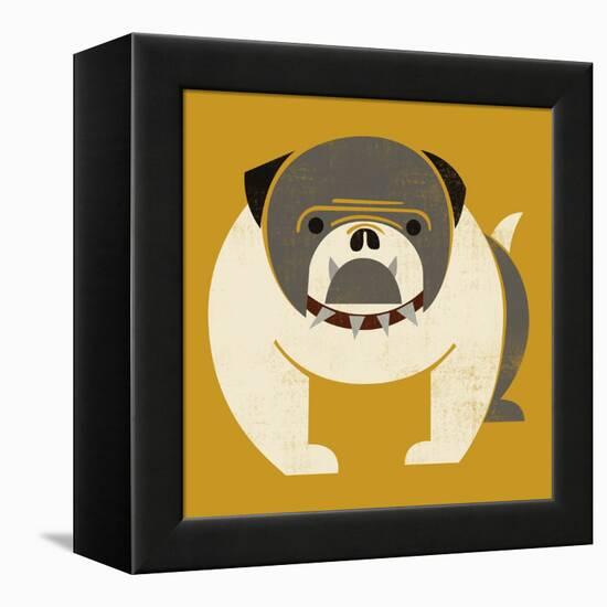 Plakastil Bulldog-null-Framed Premier Image Canvas