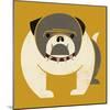 Plakastil Bulldog-null-Mounted Giclee Print