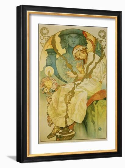 Plakat Fuer Die Ausstellung Das Slawische Epos, 1928-Alphonse Mucha-Framed Giclee Print