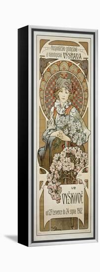 Plakat Vystava Ve Vyskové (Ausstellung in Vyskov), 1902-Alphonse Mucha-Framed Premier Image Canvas