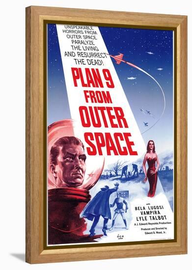 Plan 9 From Outer Space, 1959-null-Framed Stretched Canvas