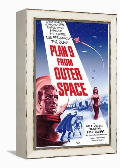 Plan 9 From Outer Space, 1959-null-Framed Stretched Canvas