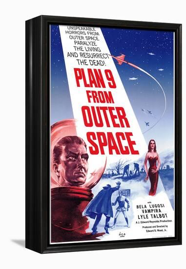 Plan 9 From Outer Space, 1959-null-Framed Stretched Canvas