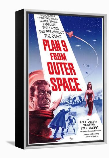 Plan 9 From Outer Space, 1959-null-Framed Stretched Canvas