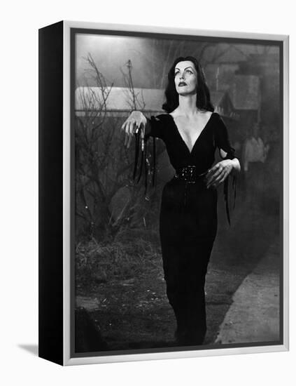 Plan 9 From Outer Space, Vampira, 1959-null-Framed Stretched Canvas