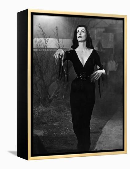 Plan 9 From Outer Space, Vampira, 1959-null-Framed Stretched Canvas
