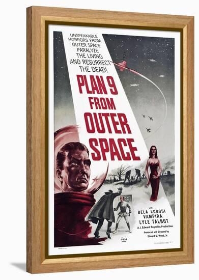 Plan 9 from Outer Space-null-Framed Stretched Canvas