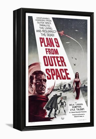 Plan 9 from Outer Space-null-Framed Stretched Canvas