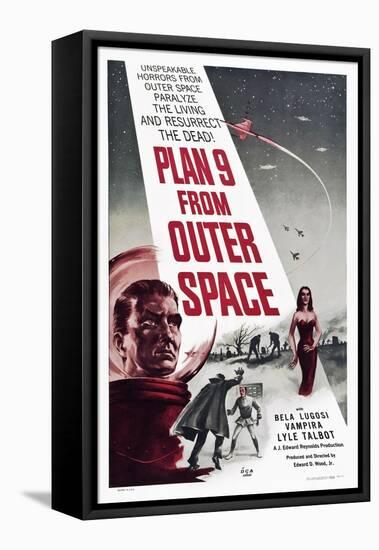 Plan 9 from Outer Space-null-Framed Stretched Canvas