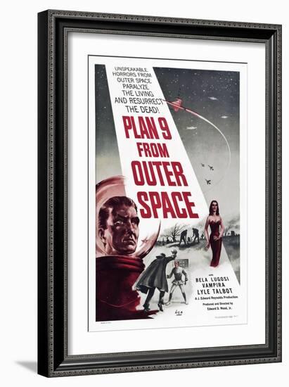 Plan 9 from Outer Space-null-Framed Art Print