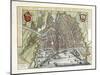 Plan and View of the Towns and Buildings of Holland and the Low Countries, 1649-Joan Blaeu-Mounted Giclee Print