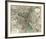 Plan de Paris-Vintage Reproduction-Framed Art Print