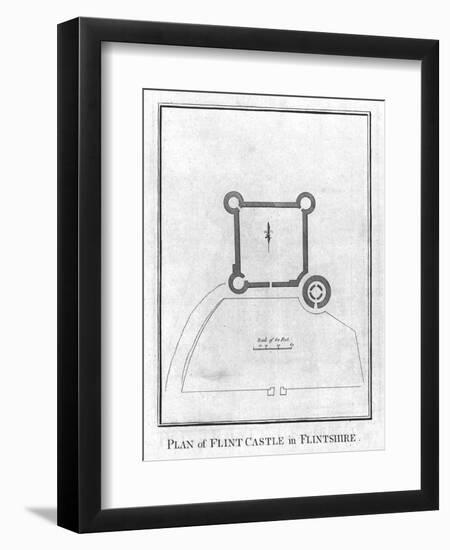 'Plan of Flint Castle in Flintshire.', c1800-Unknown-Framed Giclee Print