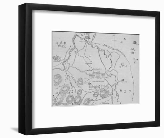 'Plan of Flodden Field', 9 September 1513, (c1880)-Unknown-Framed Giclee Print