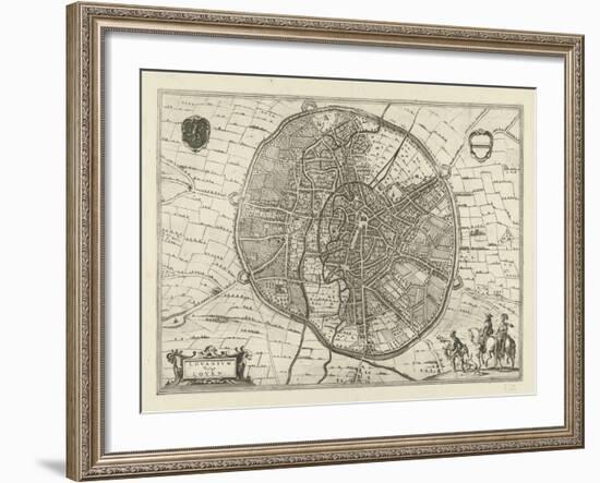 Plan of Leuven, 1581-Jan Luyken-Framed Giclee Print