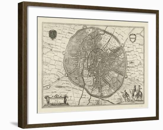 Plan of Leuven, 1581-Jan Luyken-Framed Giclee Print