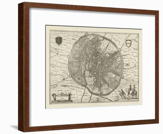 Plan of Leuven, 1581-Jan Luyken-Framed Giclee Print