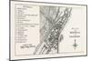 Plan of Montreal, Canada, 1870S-null-Mounted Giclee Print