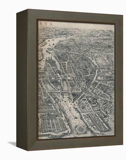 Plan of Paris, c1630 (1915)-Unknown-Framed Premier Image Canvas