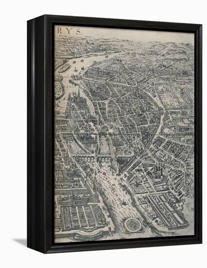 Plan of Paris, c1630 (1915)-Unknown-Framed Premier Image Canvas