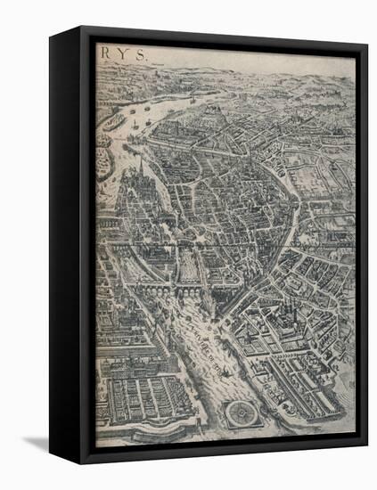 Plan of Paris, c1630 (1915)-Unknown-Framed Premier Image Canvas